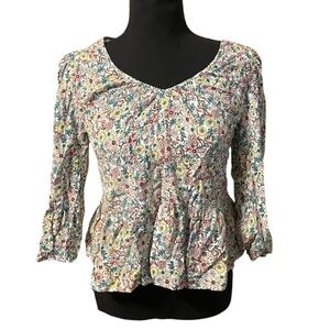 ana Floral Blouse